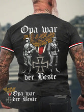 Herren Opa War Der Beste Bedrucktes Kurzarm T-Shirt zartstils